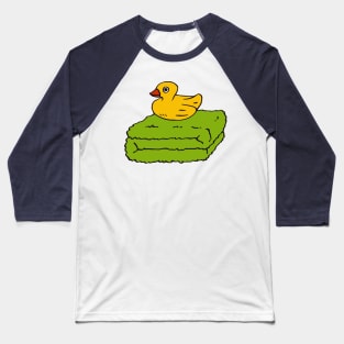 Duck and Towel Baseball T-Shirt